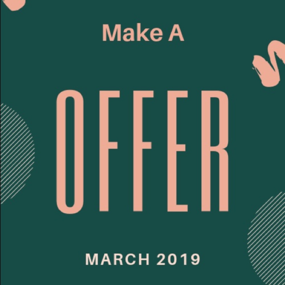 Accepting All Reasonable Offers 🙂📍